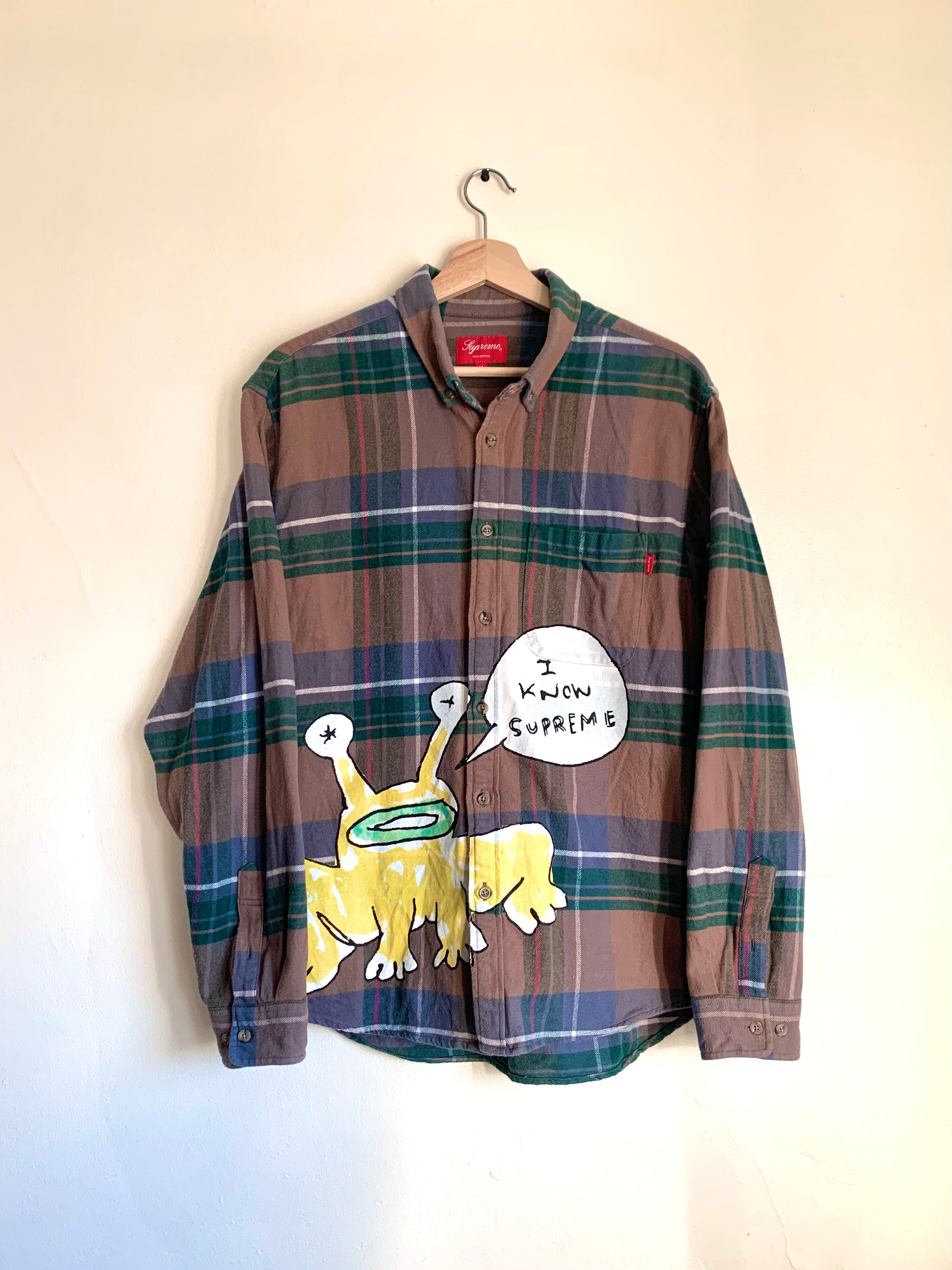 RUSHOLME - Supreme Daniel Johnston Flannel Shirt (SS20) – Rusholme