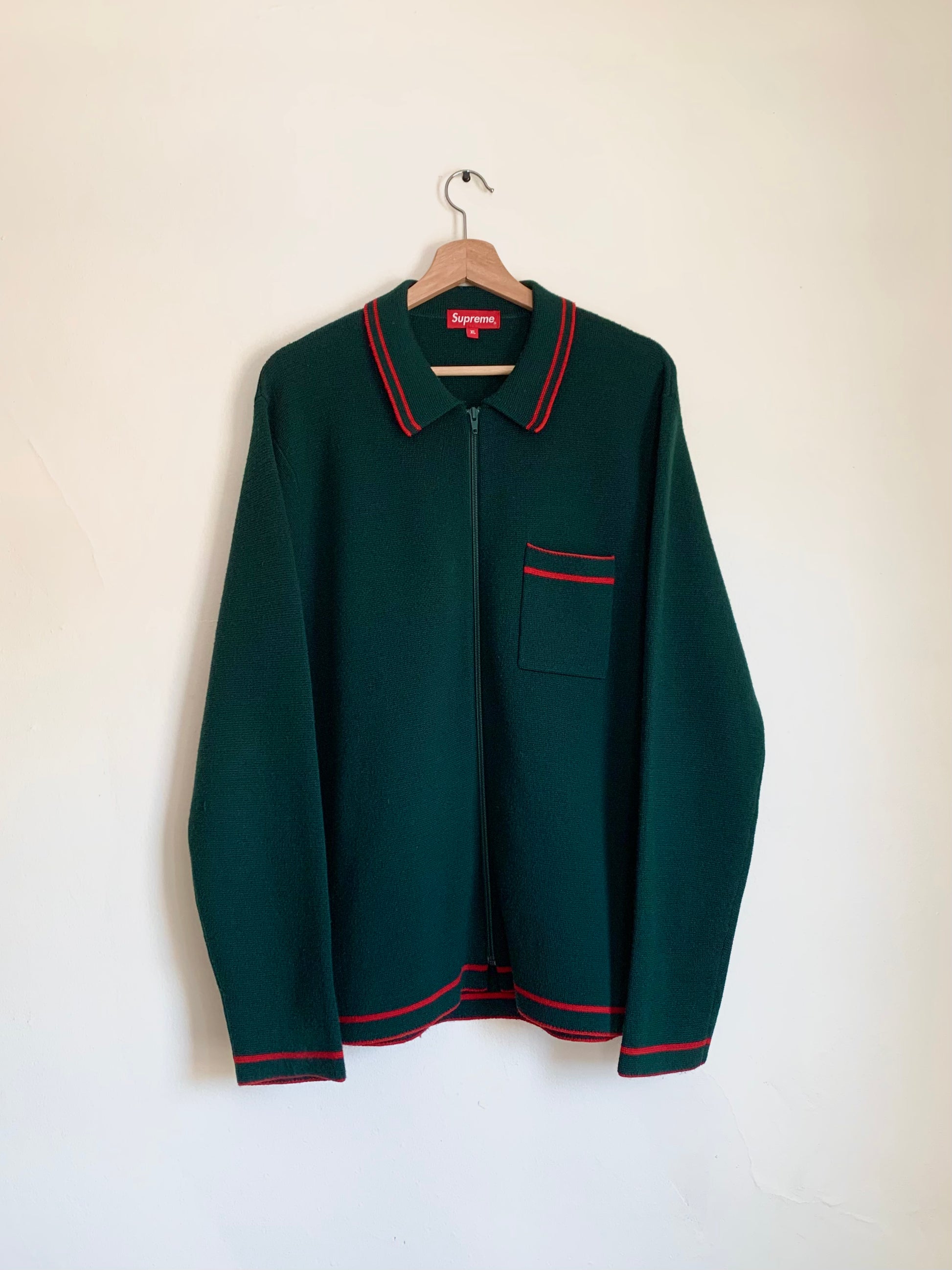 RUSHOLME - Supreme Zip Up Polo Sweater (FW16)