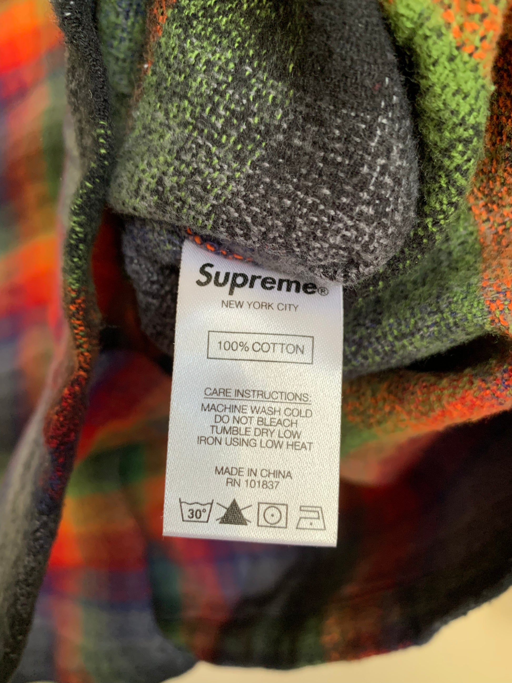 RUSHOLME - Supreme Plaid Flannel Shirt (SS21)